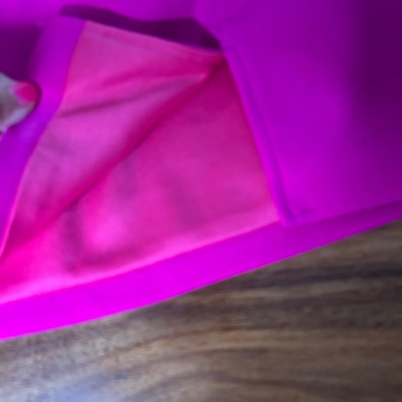 White Birch Black Label‎ Hot Pink Mini Skirt Women's 1X With Side Slit - Picture 3 of 9